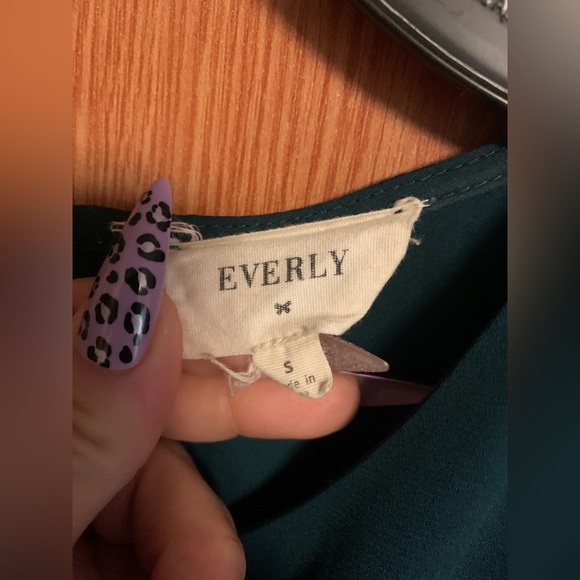 Everly Romper Dress Forest Green with Foxes Everly Fall Dress Boutique - Picture 7 of 7